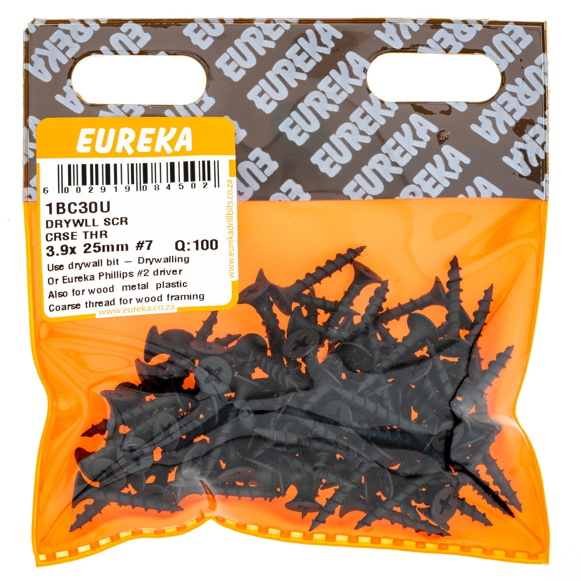 Eureka Drywll SCR CRSE THR 3.9 x 25mm 7 Q:100 EUR