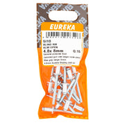 Eureka Blind Riv Alm Open 4.8 x 8mm Q:15