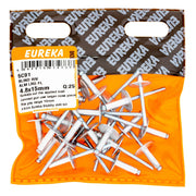 Eureka Blind Riv Alm Lrg FL 4.8 x 15mm Q:25 Eurek