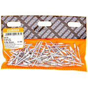 Eureka Blind Riv Alm Open 4.0 x 8mm Q:100
