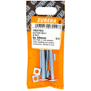 Eureka Gutter Bolt & Nut 6 x 50mm Q:4