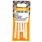 Eureka Nail & WHT Rimmed 6 x 55mm Q:5