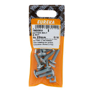 Eureka Gutter Bolt & Nut 6 x 20mm Q:10
