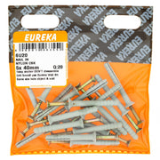 Eureka Nail & Nylon CSK 5 x 40mm Q:20