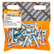 GUTTER BOLT & NUT6X30MM Q:25 EUREKA