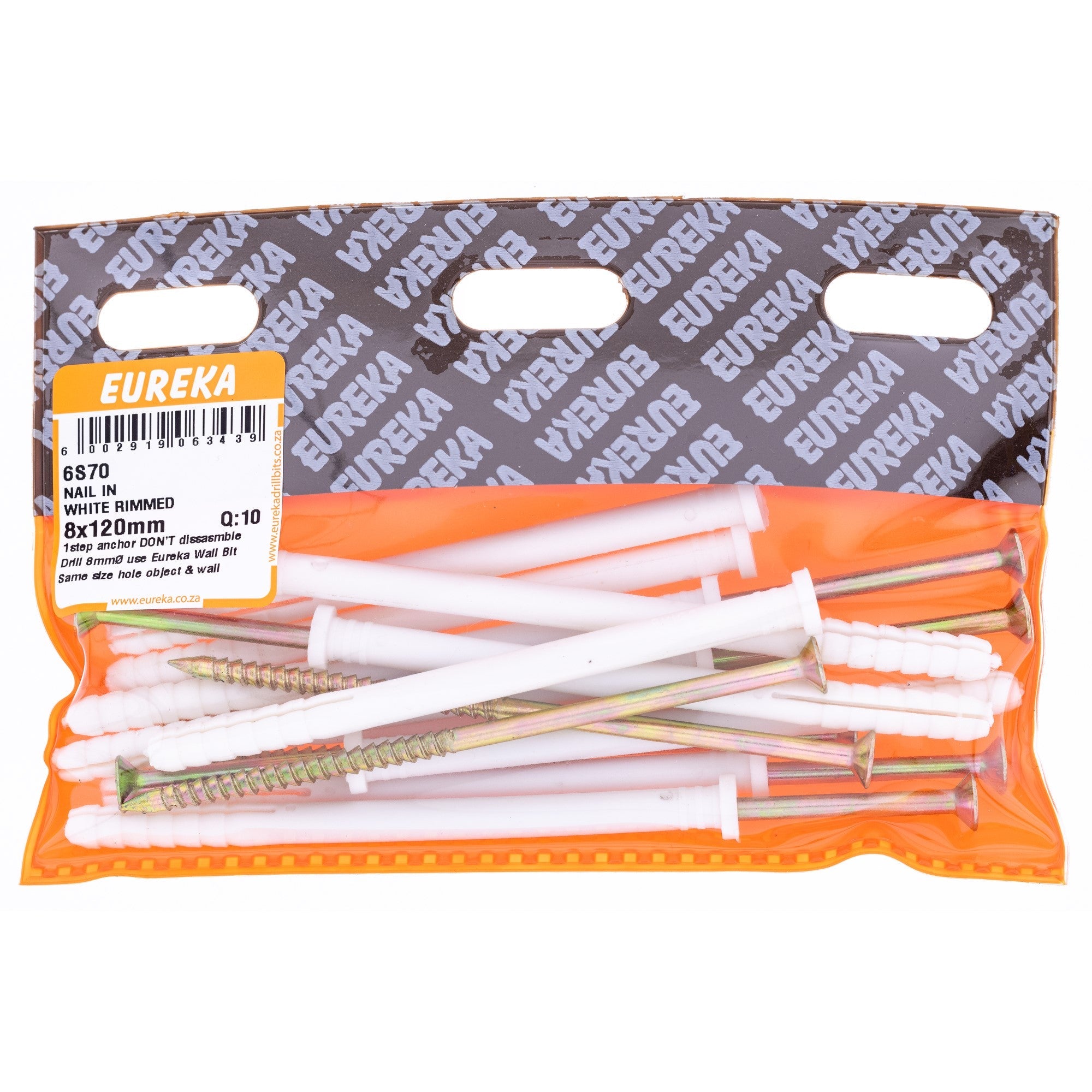Eureka Nail & WHT Rimmed 8 x 120mm Q:15