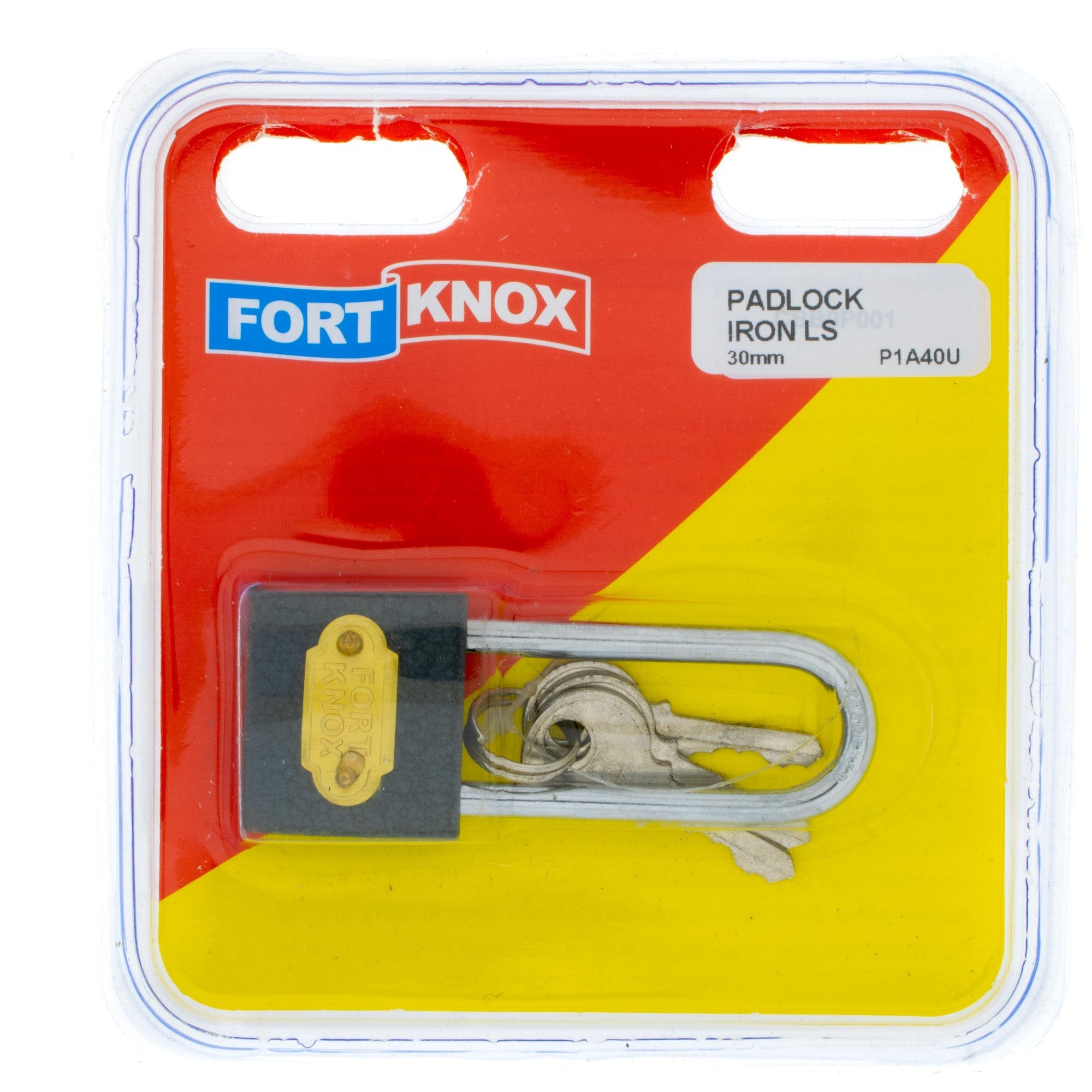 F/knox Padlock Iron  30mm L/s Q:1