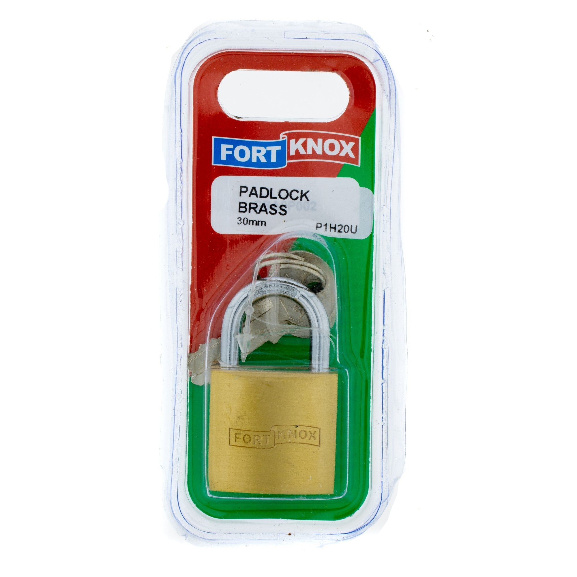 F/knox Padlock Brass 30mm Q:1