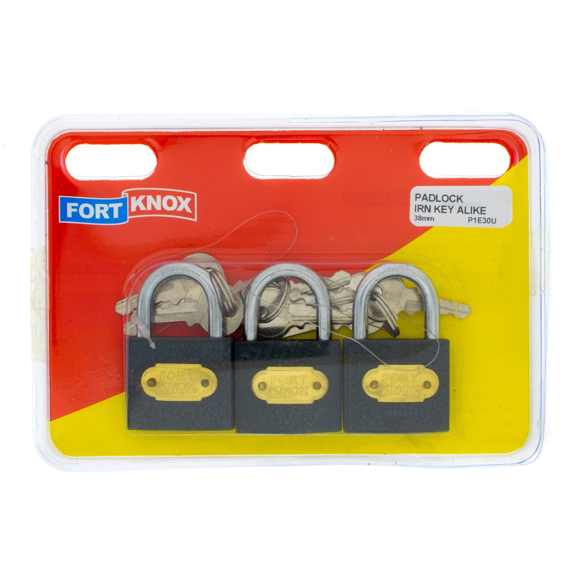 F/knox Padlock Iron  38mm Q:3