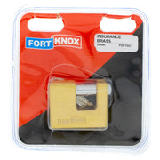 F/knox Padlock Insurance Brass 50mm
