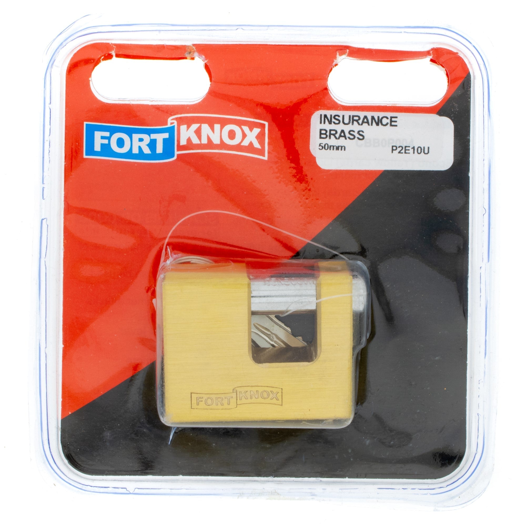 F/knox Padlock Insurance Brass 50mm