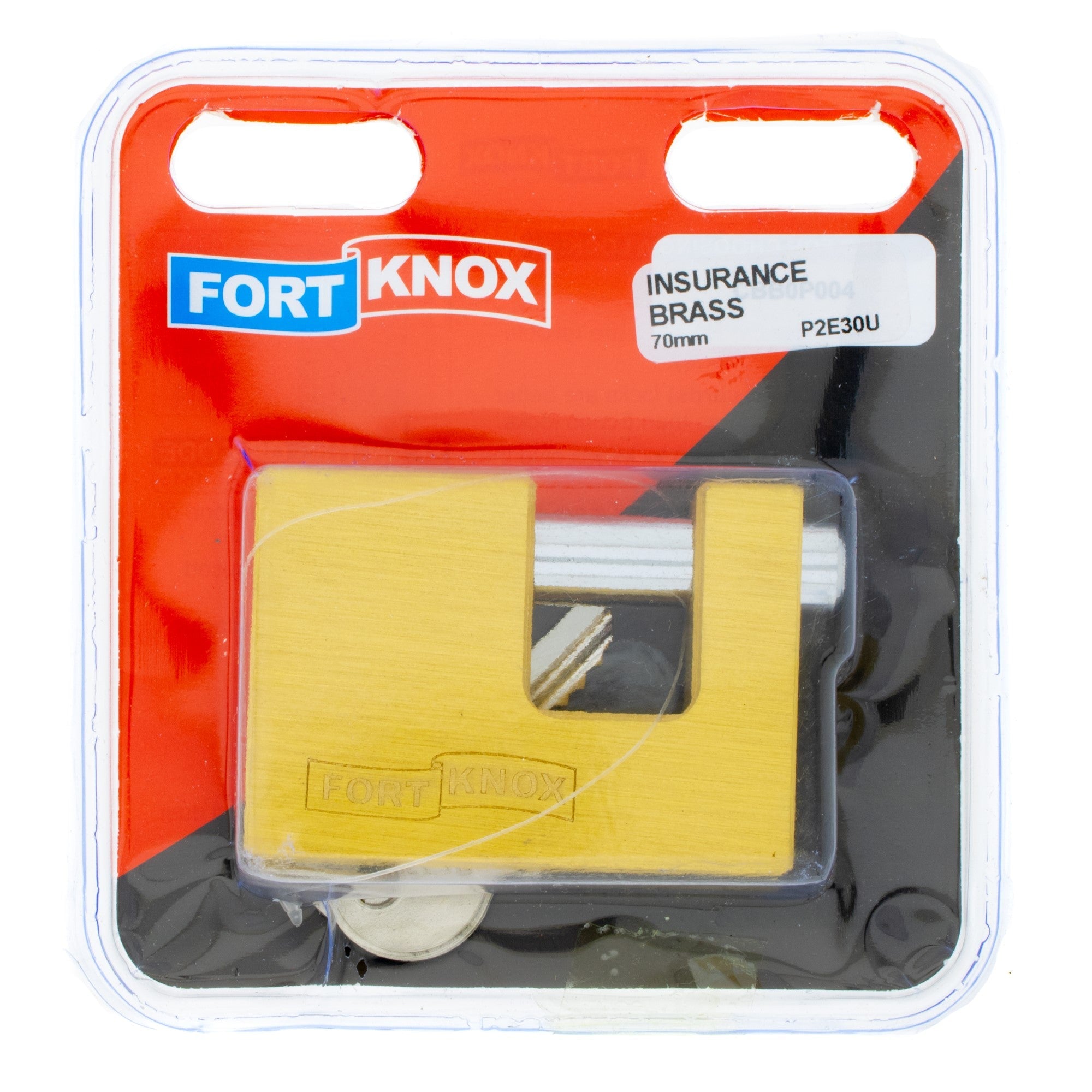 F/knox Padlock Insurance Brass 70mm