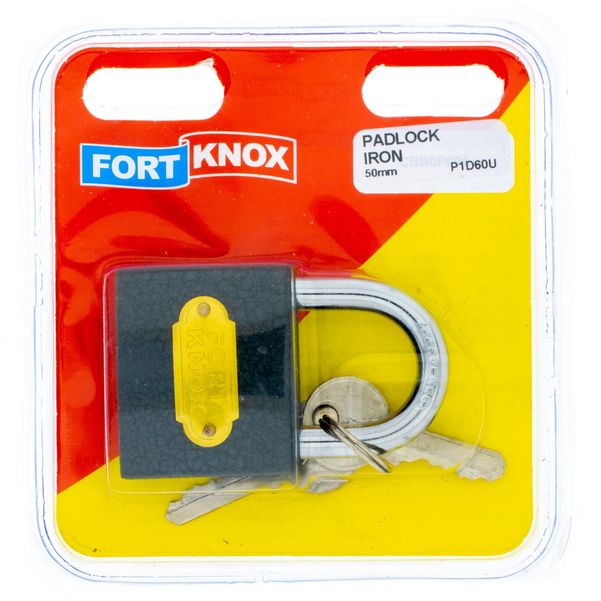 F/knox Padlock Iron  50mm Q;1