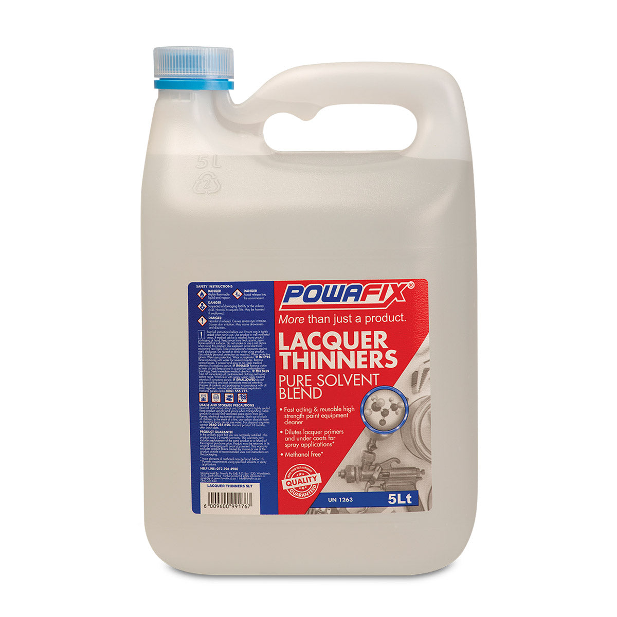 Thinners Lacquer A-grade 5L Powafix