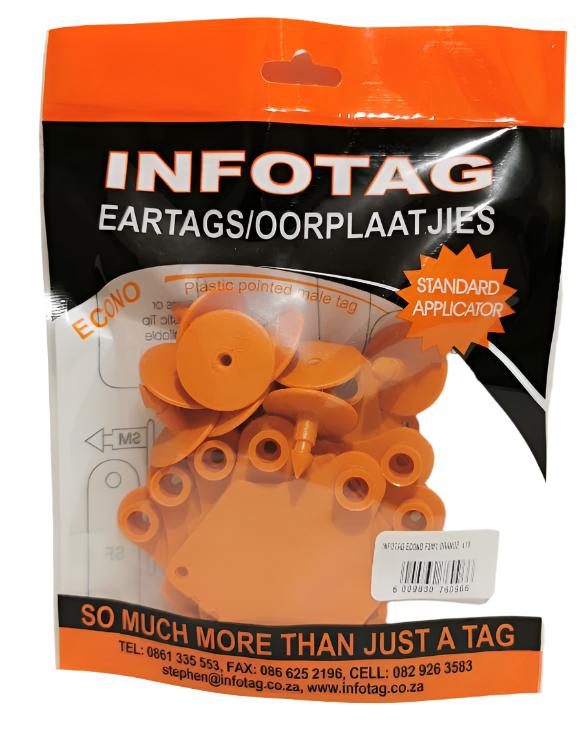 Antrovet Ear Tag Orange F3/m1 Econo 10's