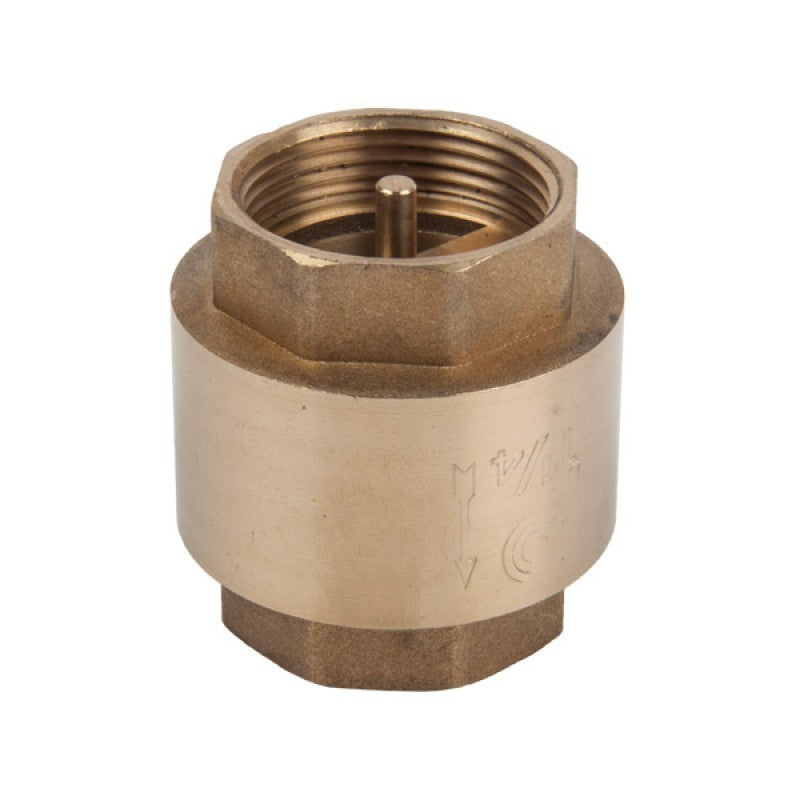 VALVE CHECK SPRG LOAD 20MM BRASS