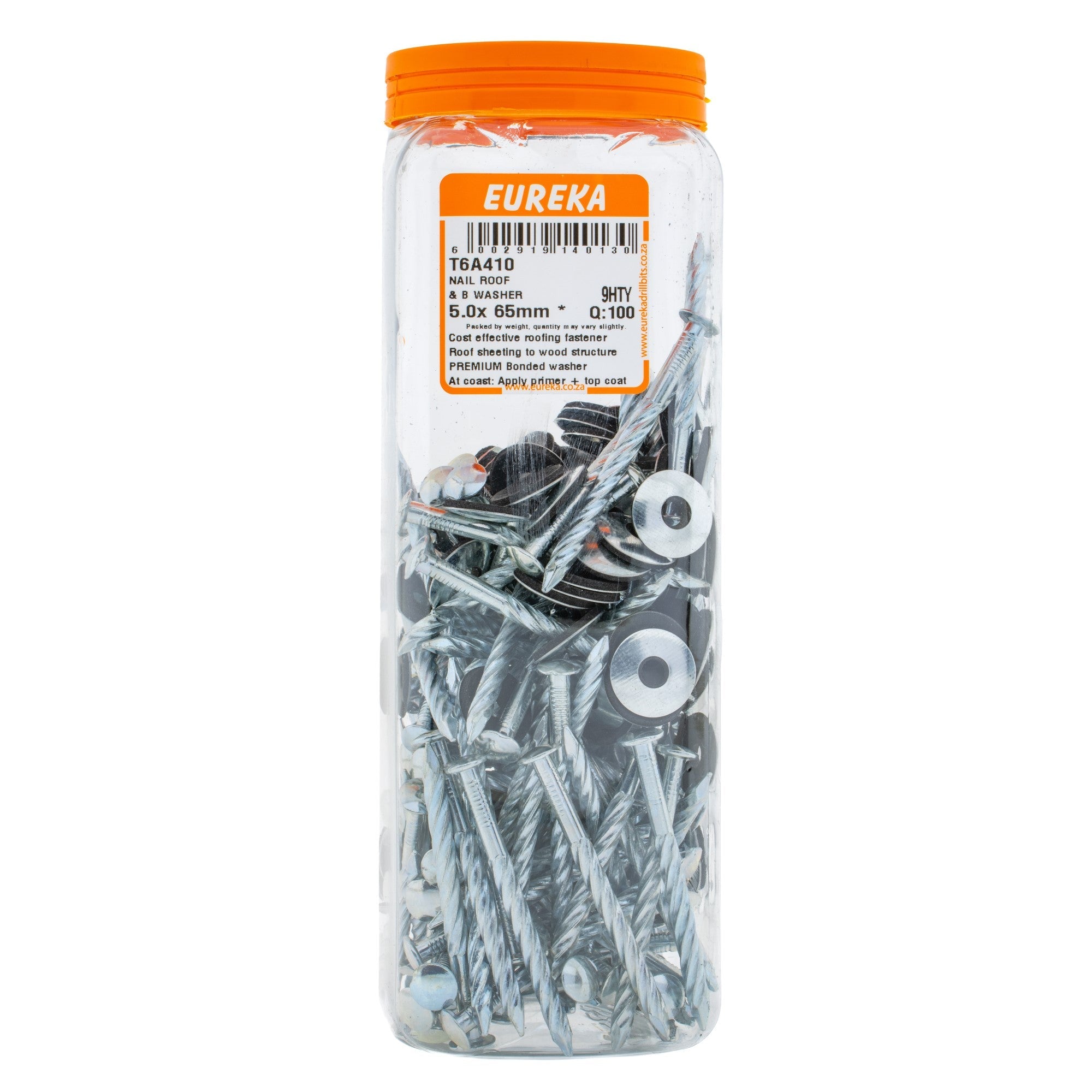 Eureka Nail Roof & Seal 4.5 x 65mm Q:100