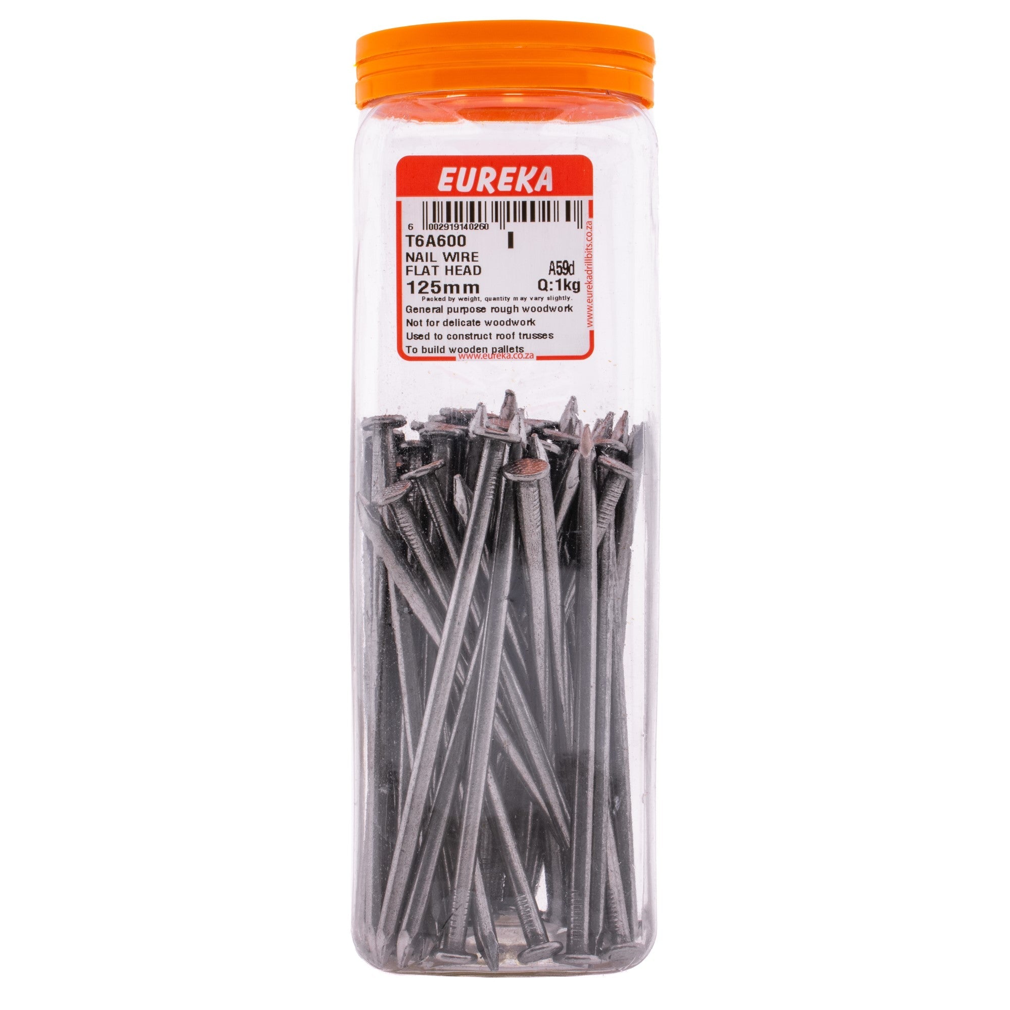Eureka Nail Wire Flat Head 125mm Q:1kg