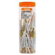 Eureka Nail in White Rimmed 6 x 70mm Q:75