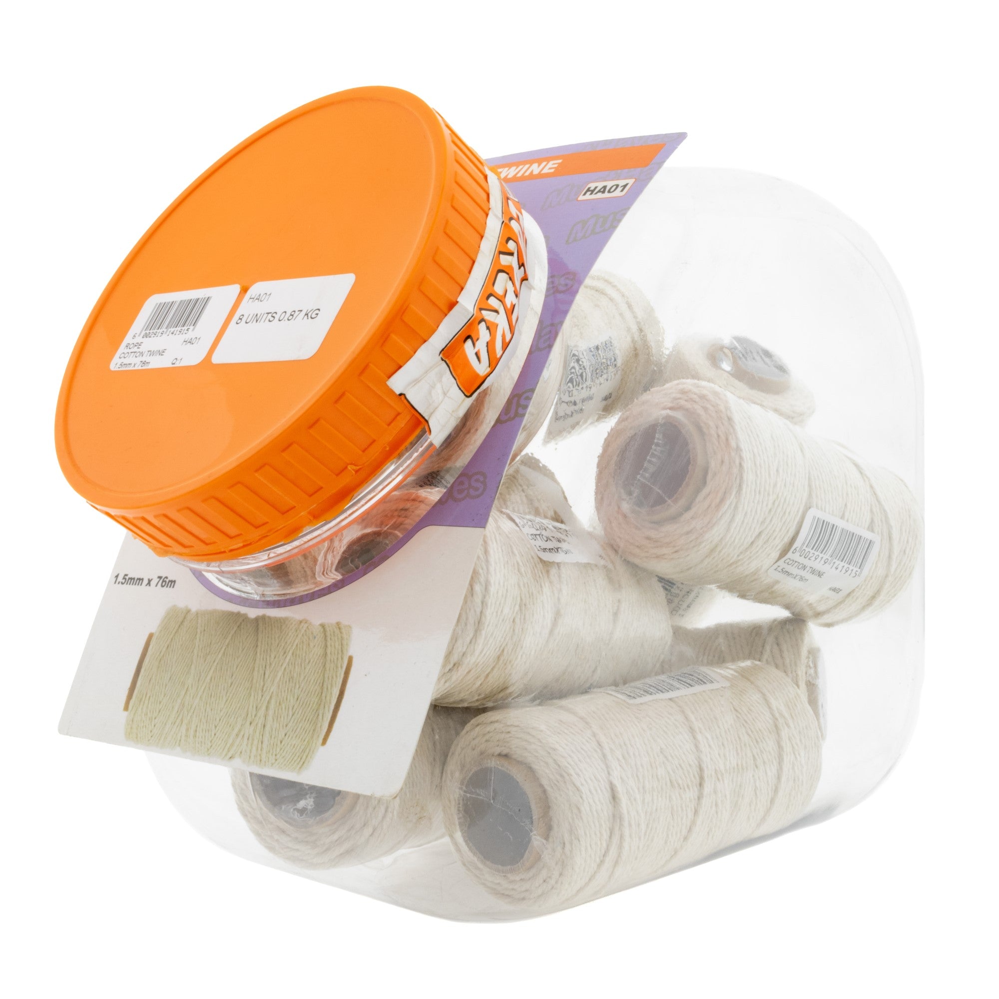 Eureka Rope Cotton Twine 1.5mmx76m