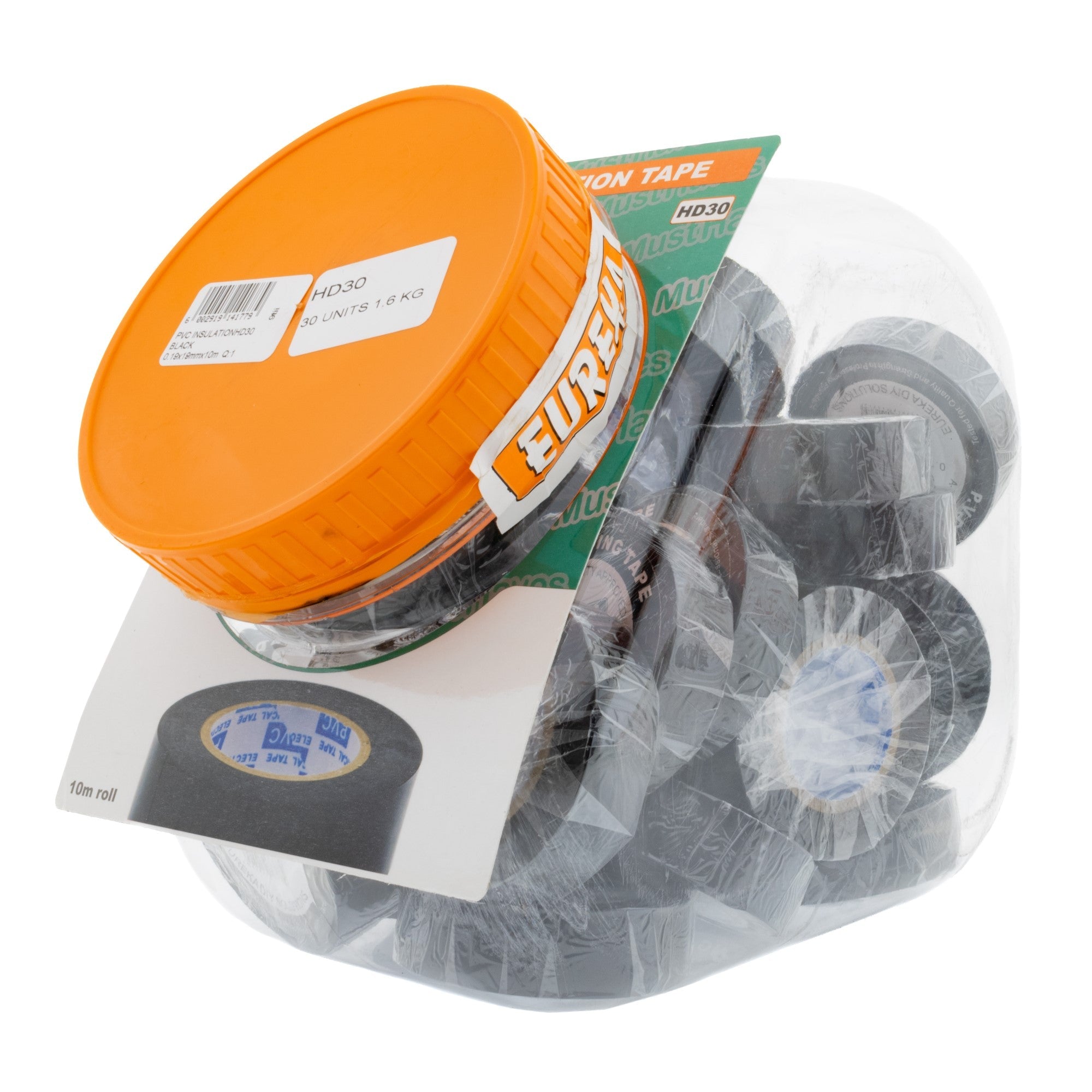 Eureka Tape Insulation 19MMX10M Black