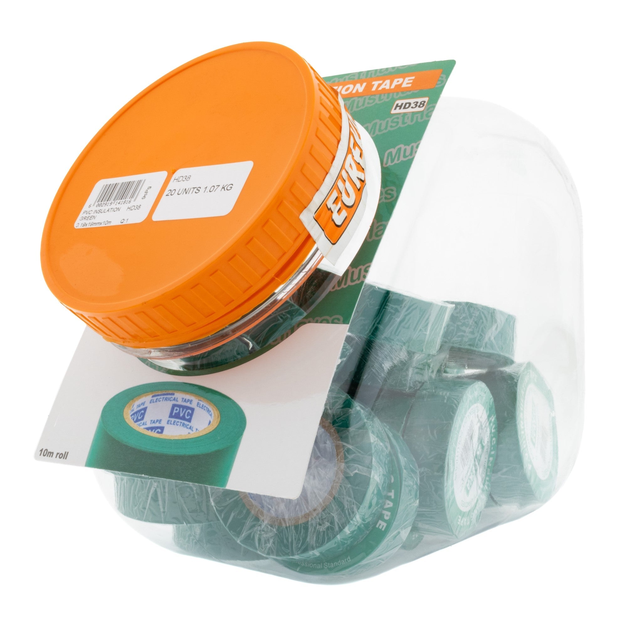 Eureka Tape Insulation 19MMX10M Green