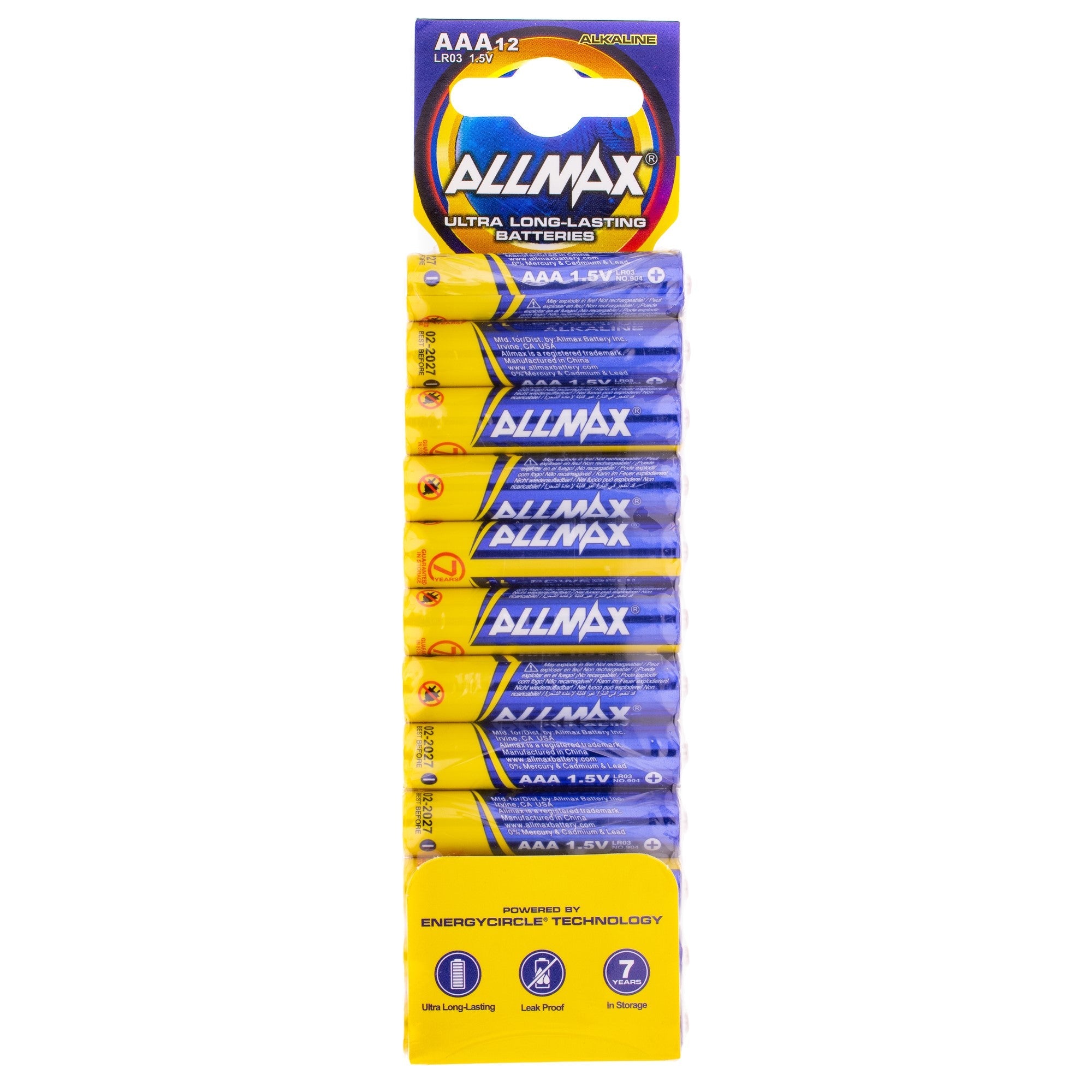 Allmax Battery Aaa 12 Pack Super Alkaline