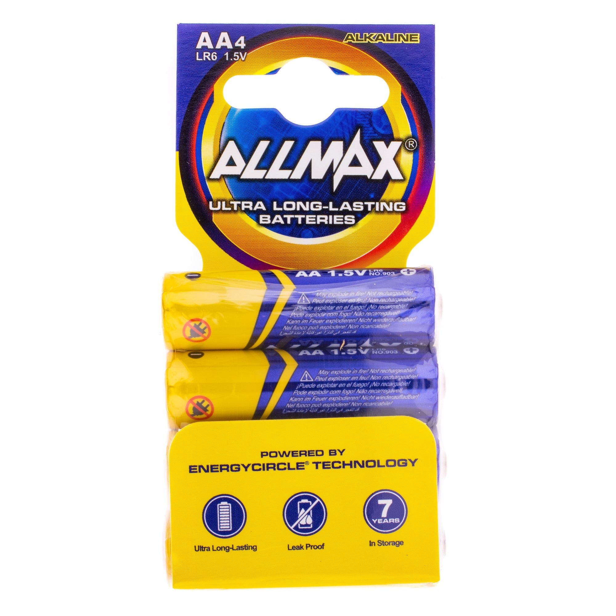 Allmax Battery Aa 4 Pack Super Alkaline