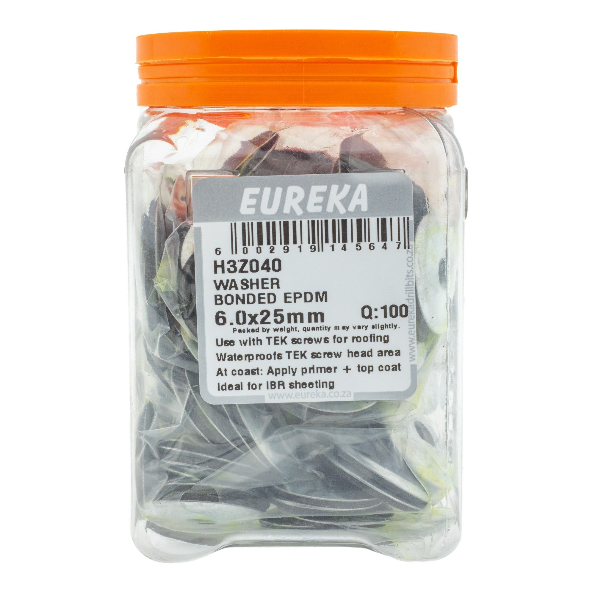 Eureka Washer Bonded EPDM 6.0 x 26mm Q:100