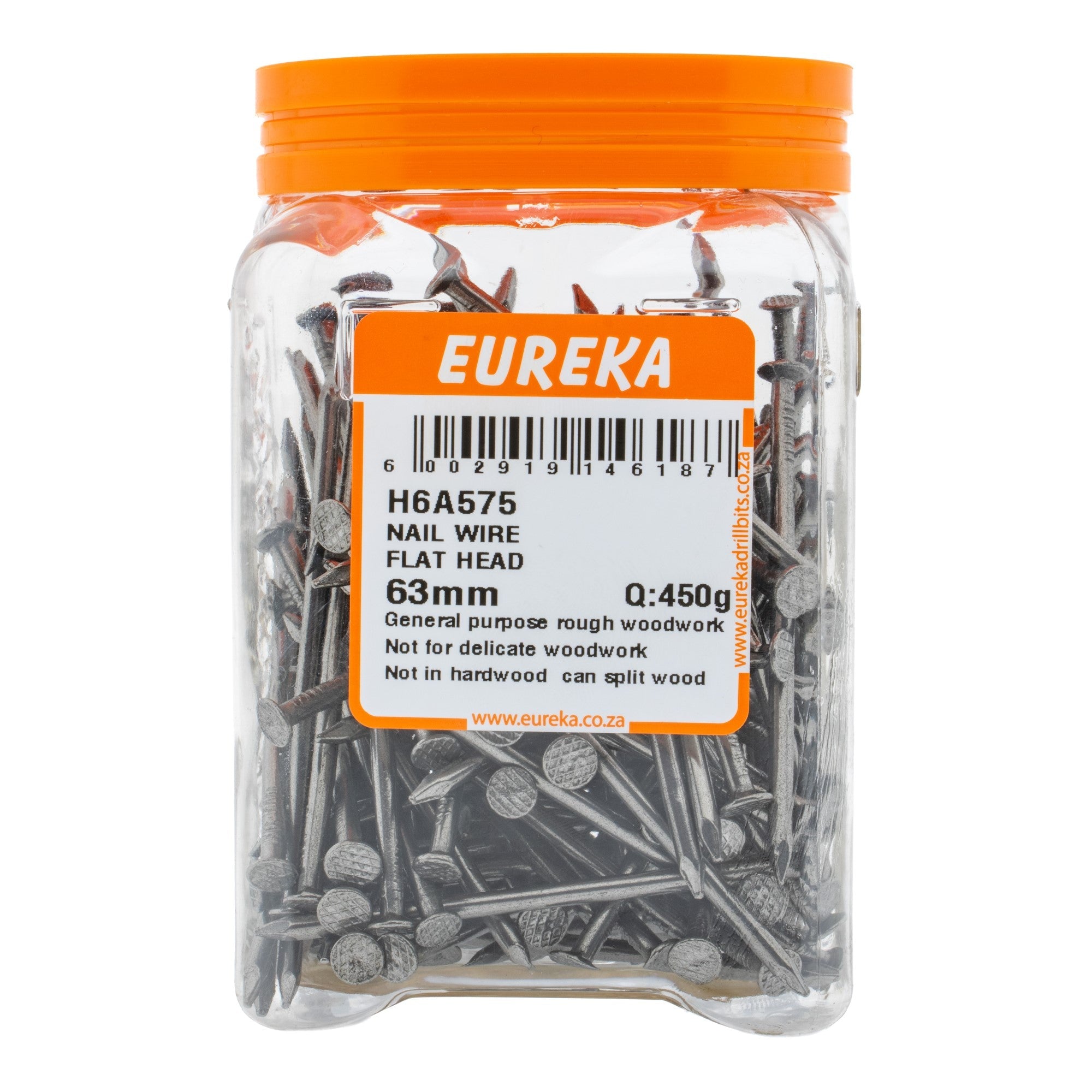 Eureka Nail Wire Flat Head 63mm Q:450g