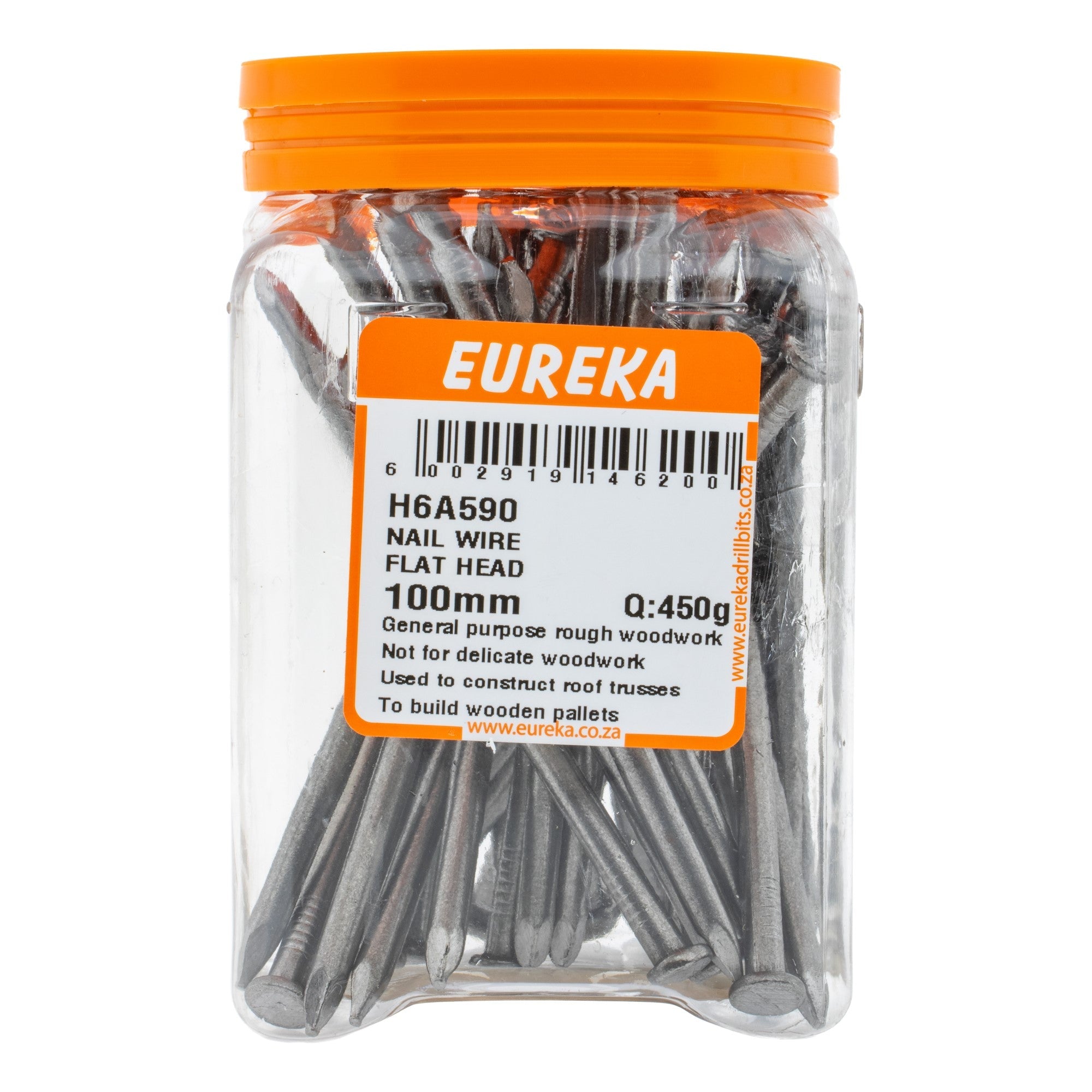 Eureka Nail Wire Flat Head 100mm Q:450g