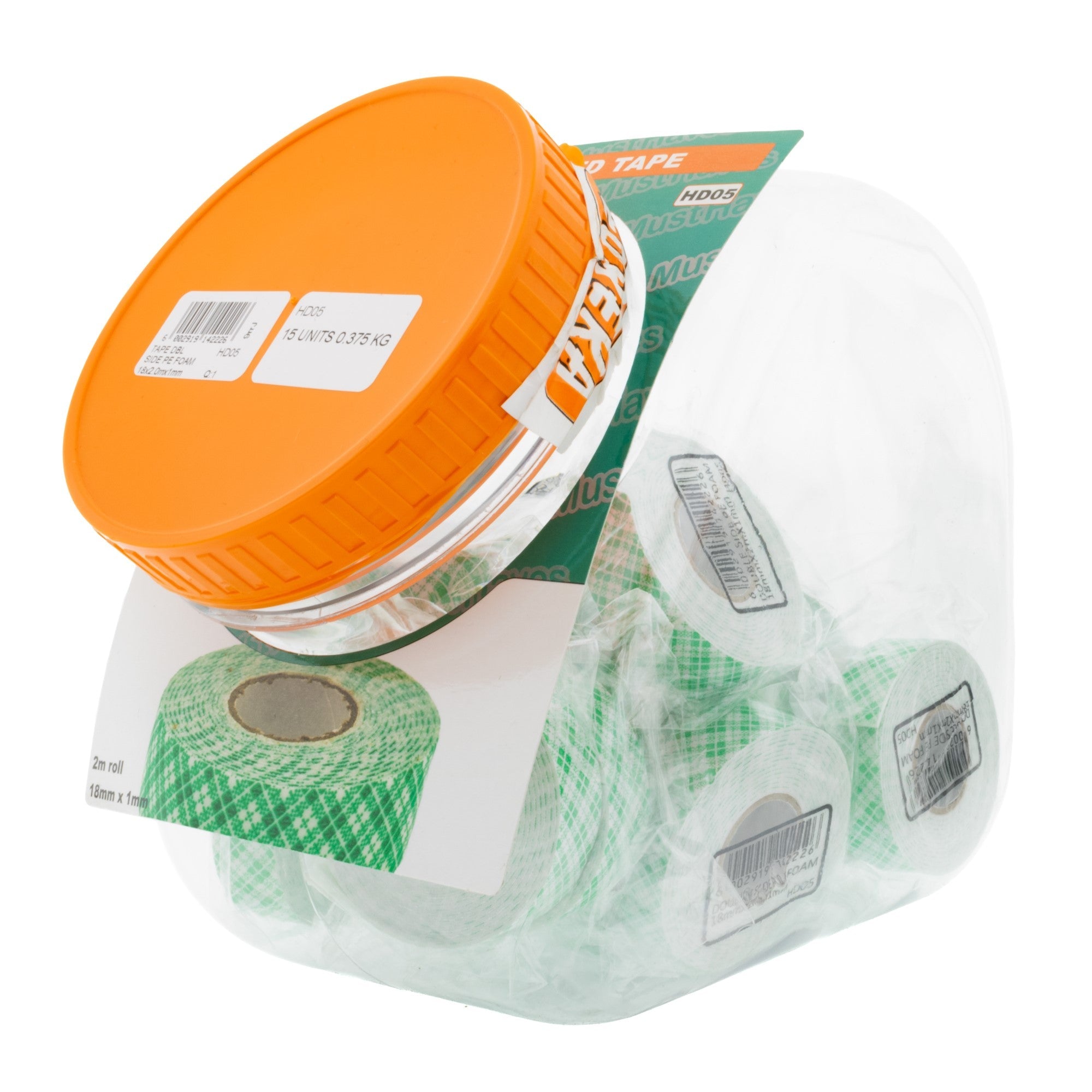 Eureka Tape Dbl Side Foam 18MMX1MMX2M