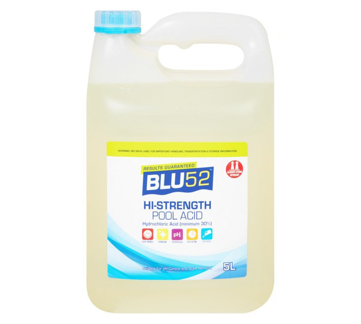 BLU52 Pool Acid HYDROCHL0RIC 5L