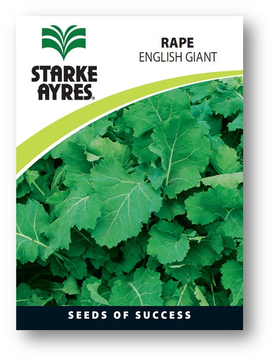 Starke Ayres Seed Veg Polypack Rape English Giant