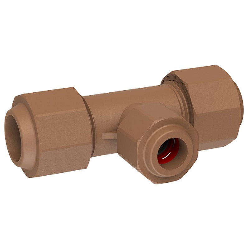 Plumbing Tee 22 x 22x1/2 Cxcxc Unitwist