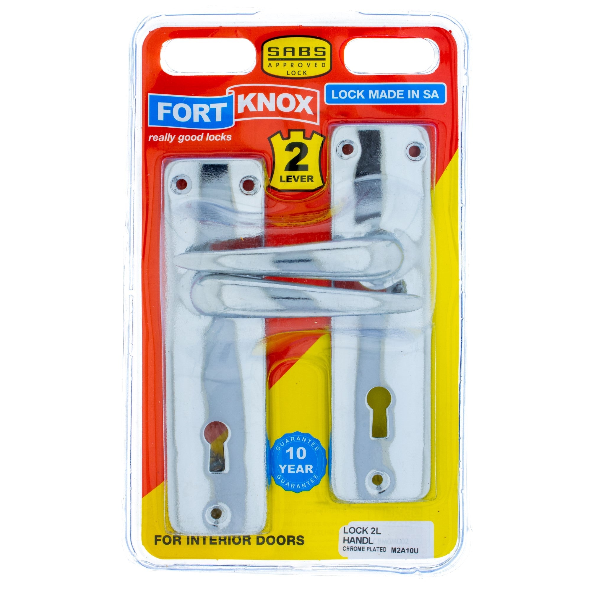 F/knox Lock 2L Handle Chrome Plated