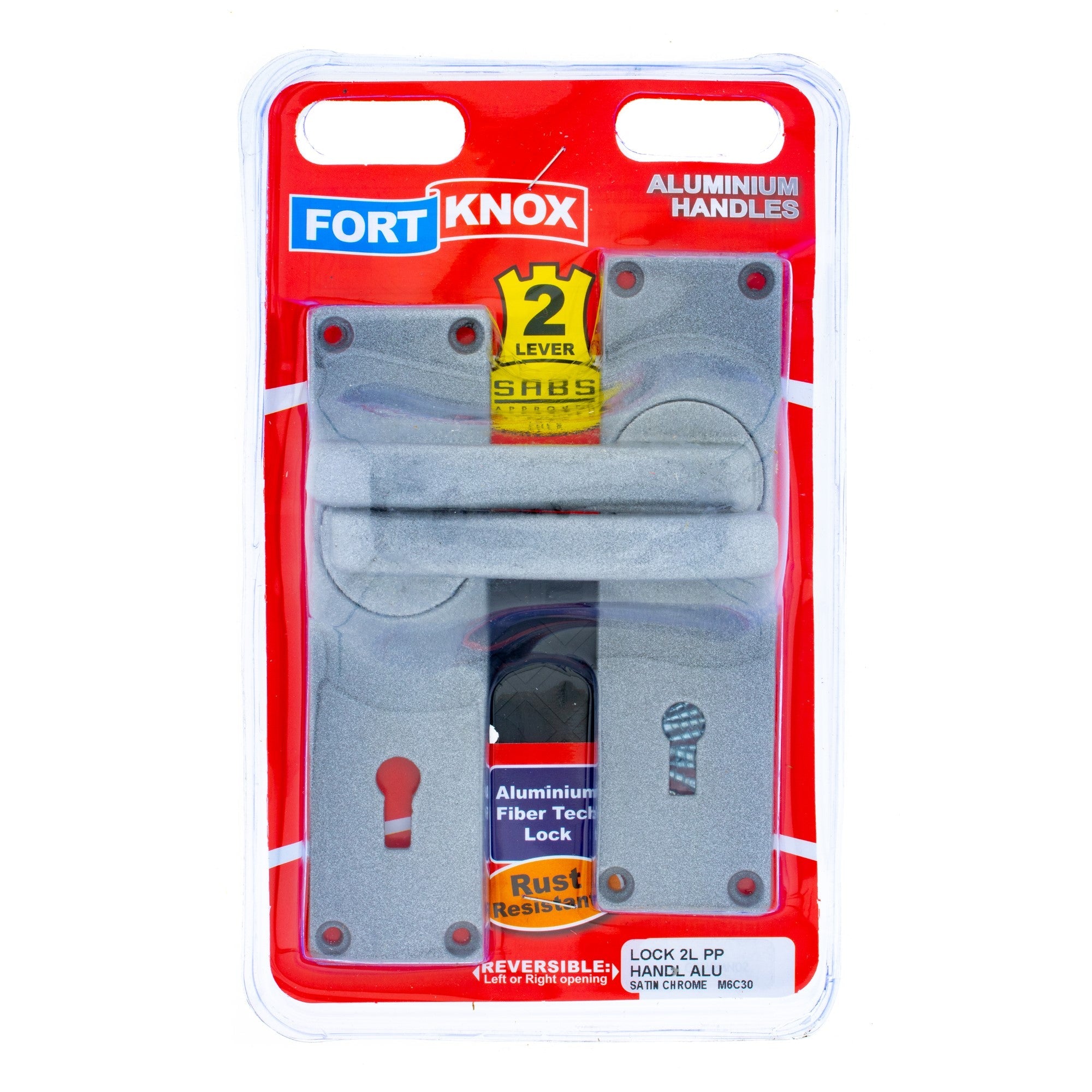 F/knox Lock 2L Pp Alu Satin Chrome
