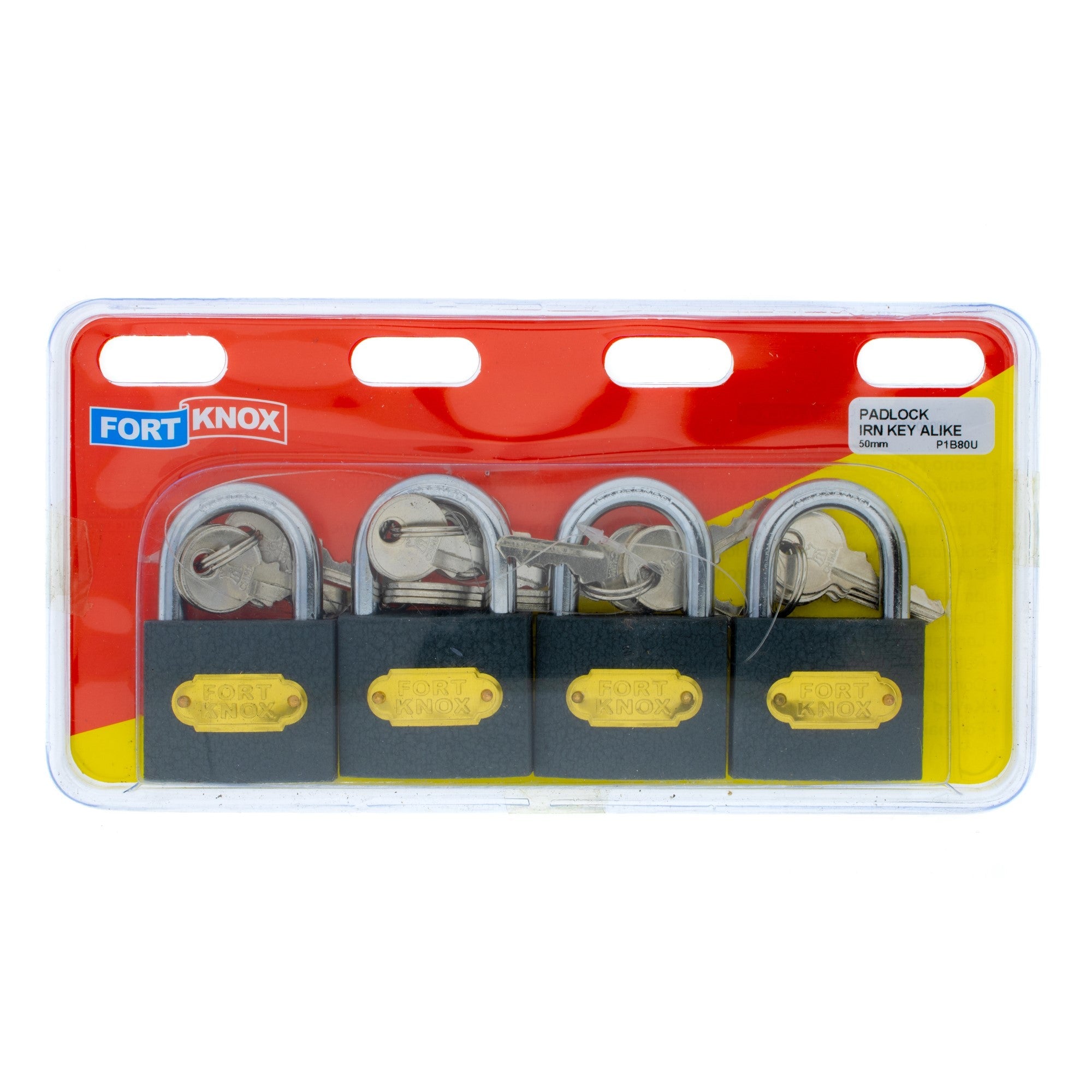 F/knox Padlock Iron  50mm Q:4