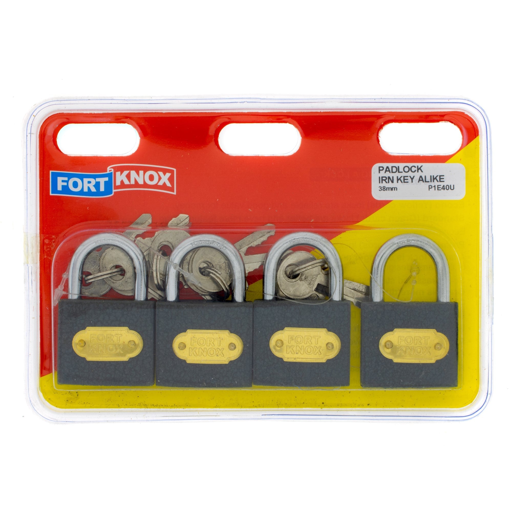 F/knox Padlock Iron  38mm Q:4