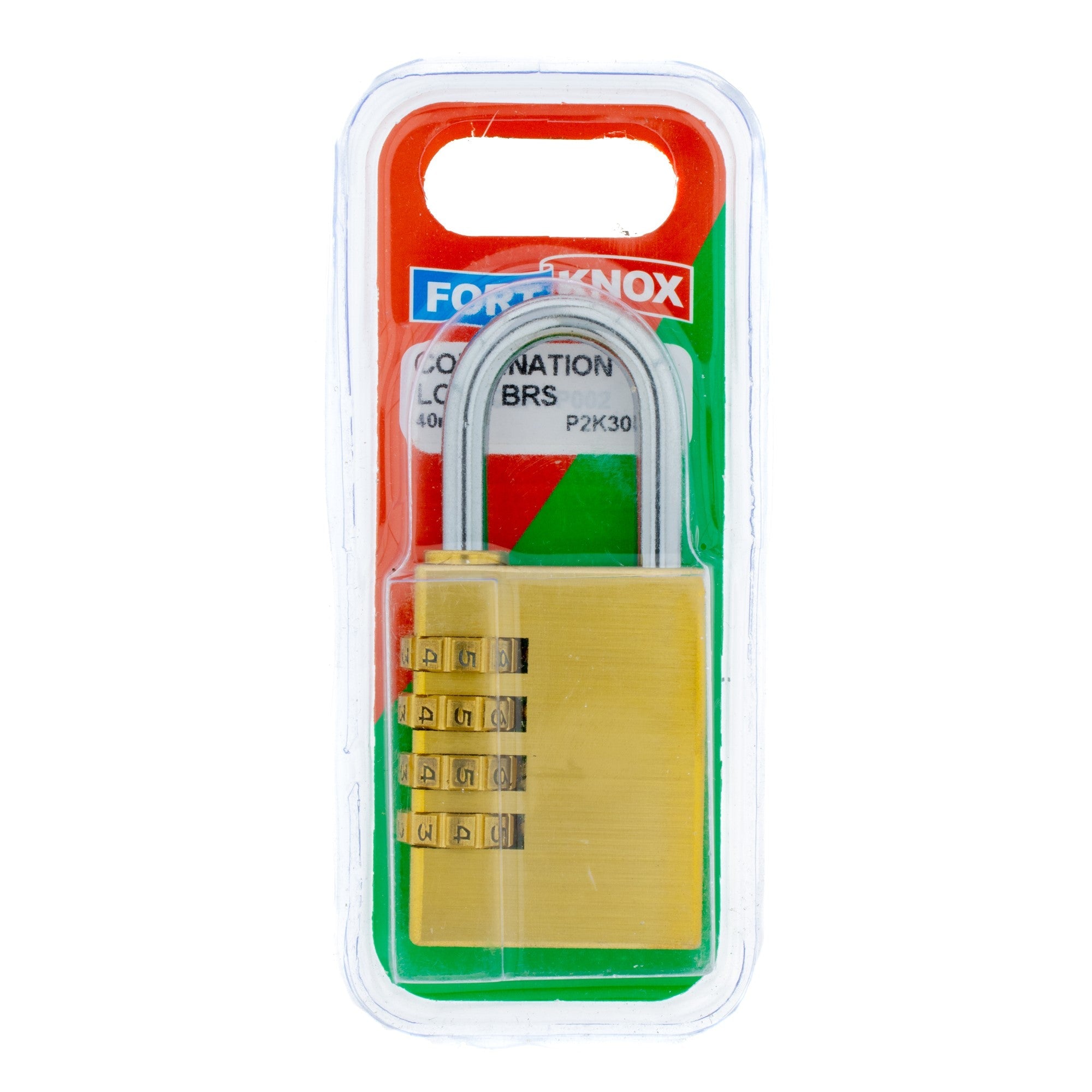 F/knox Lock Combination Brass 40mm Q:1