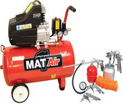 COMPRESSOR 50L WITH 5 PCE ACC KIT MATUS