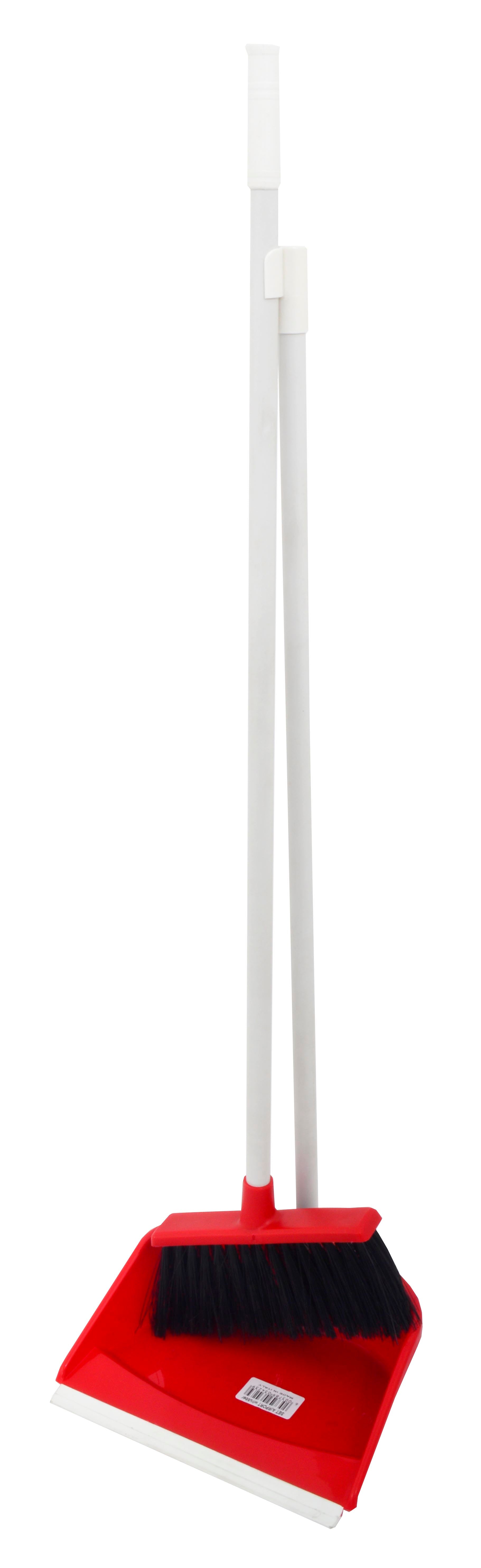 ACADEMY DUST PAN SET LONG HANDLE