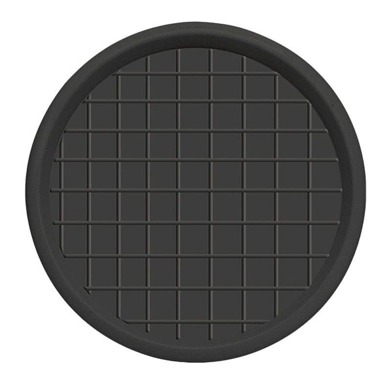 Tray Round Black Poltek
