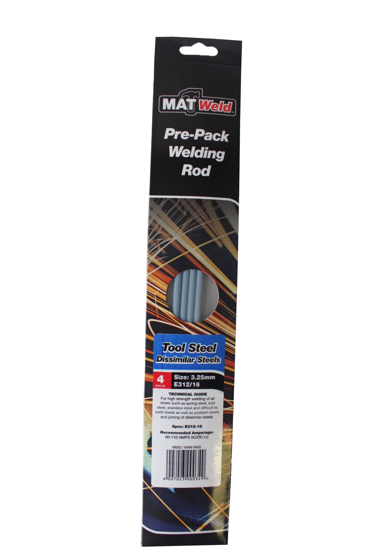 Matweld Rod Welding Dissimilar Steel 3.2mm Matwe
