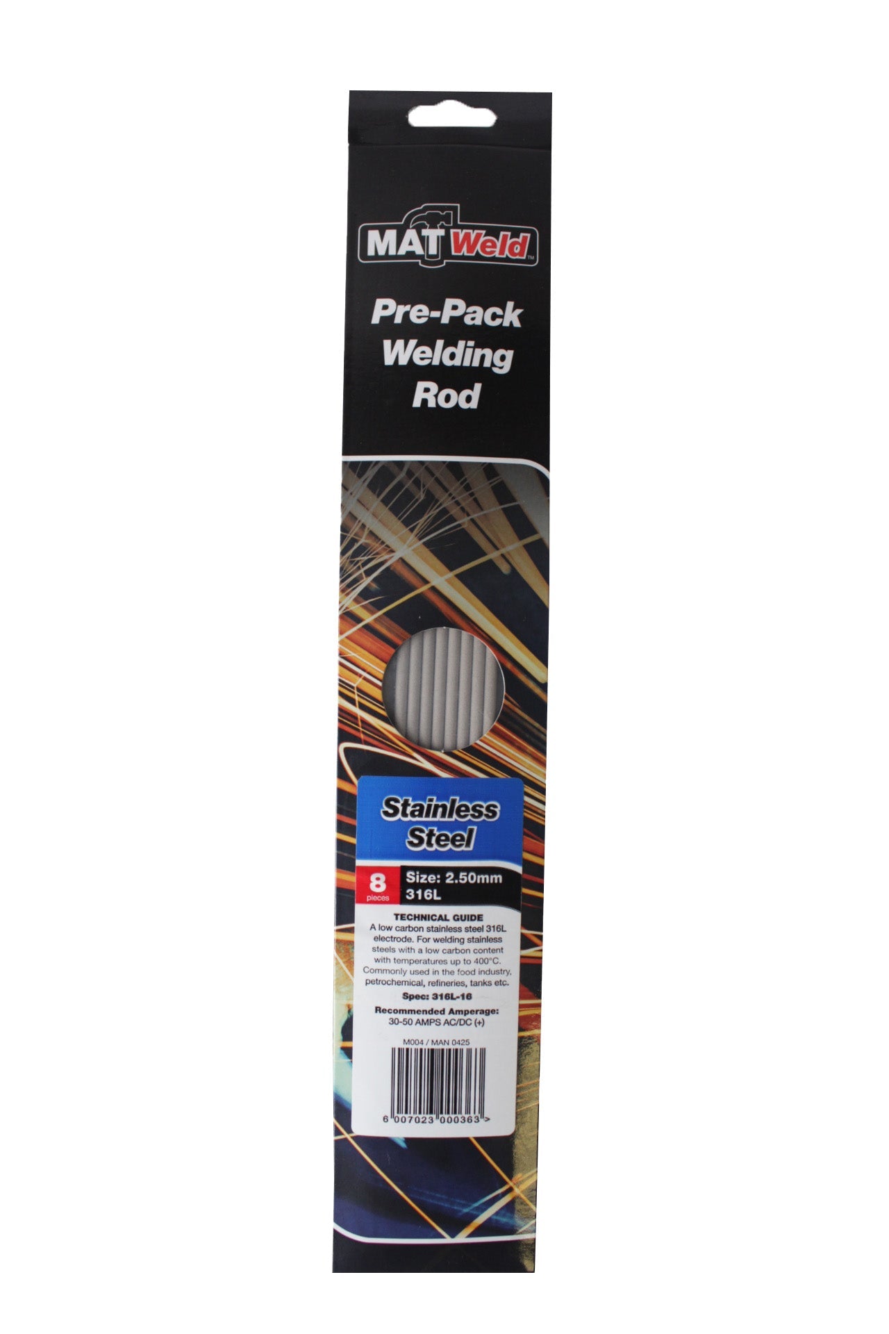 Matweld Rod Welding Stainless ST 2.5mm