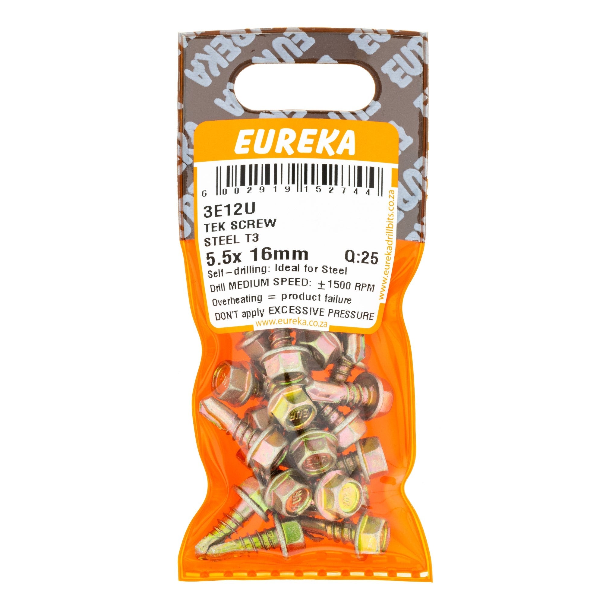 Eureka TEK Screw Steel T3 5.5 x 16mm Q:25