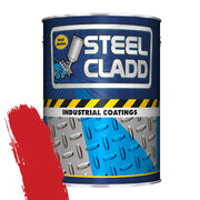 Steel Cladd Qd Enm Mf Red 1LT