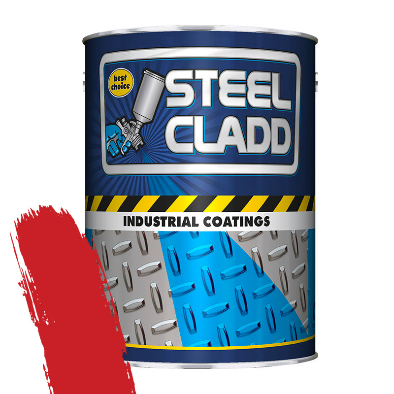 Steel Cladd Qd Enm Mf Red 1LT