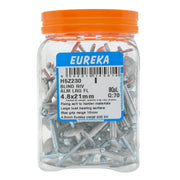 Eureka Blind Riv Alm Lrg FL 4.8 x 21mm EURE