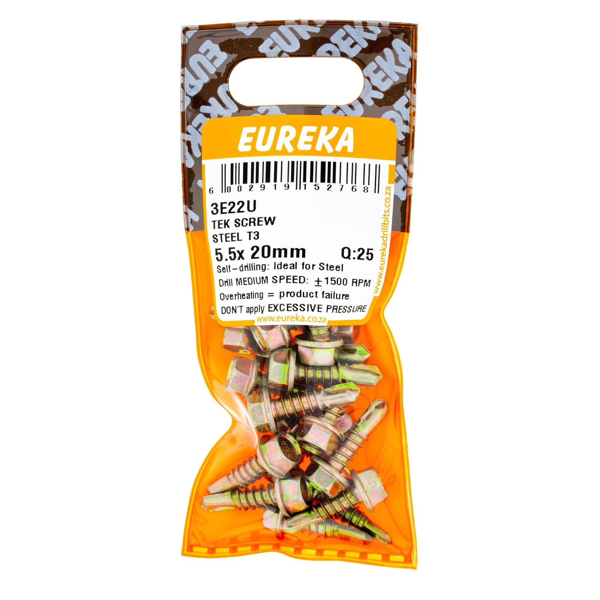 Eureka TEK Screw Steel T3 5.5 x 20mm Q:25